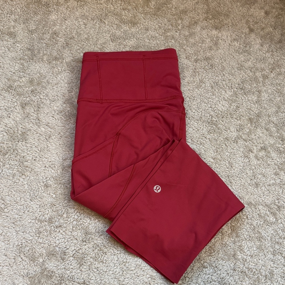 lululemon athletica Red Leggings